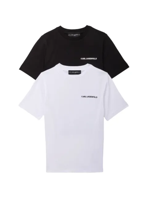 Karl Lagerfeld Kids logo-print T-shirt set (set of two)