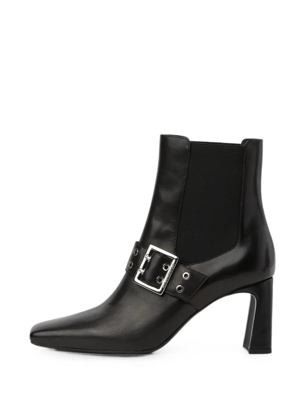 Karl Lagerfeld Kati Chelsea buckle boots Zwart