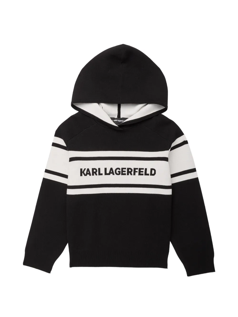 Karl Lagerfeld Kids Felpa con cappuccio - Nero