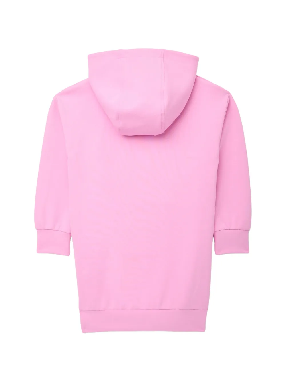 Karl Lagerfeld Kids Ikon Choupette-print hooded dress Roze