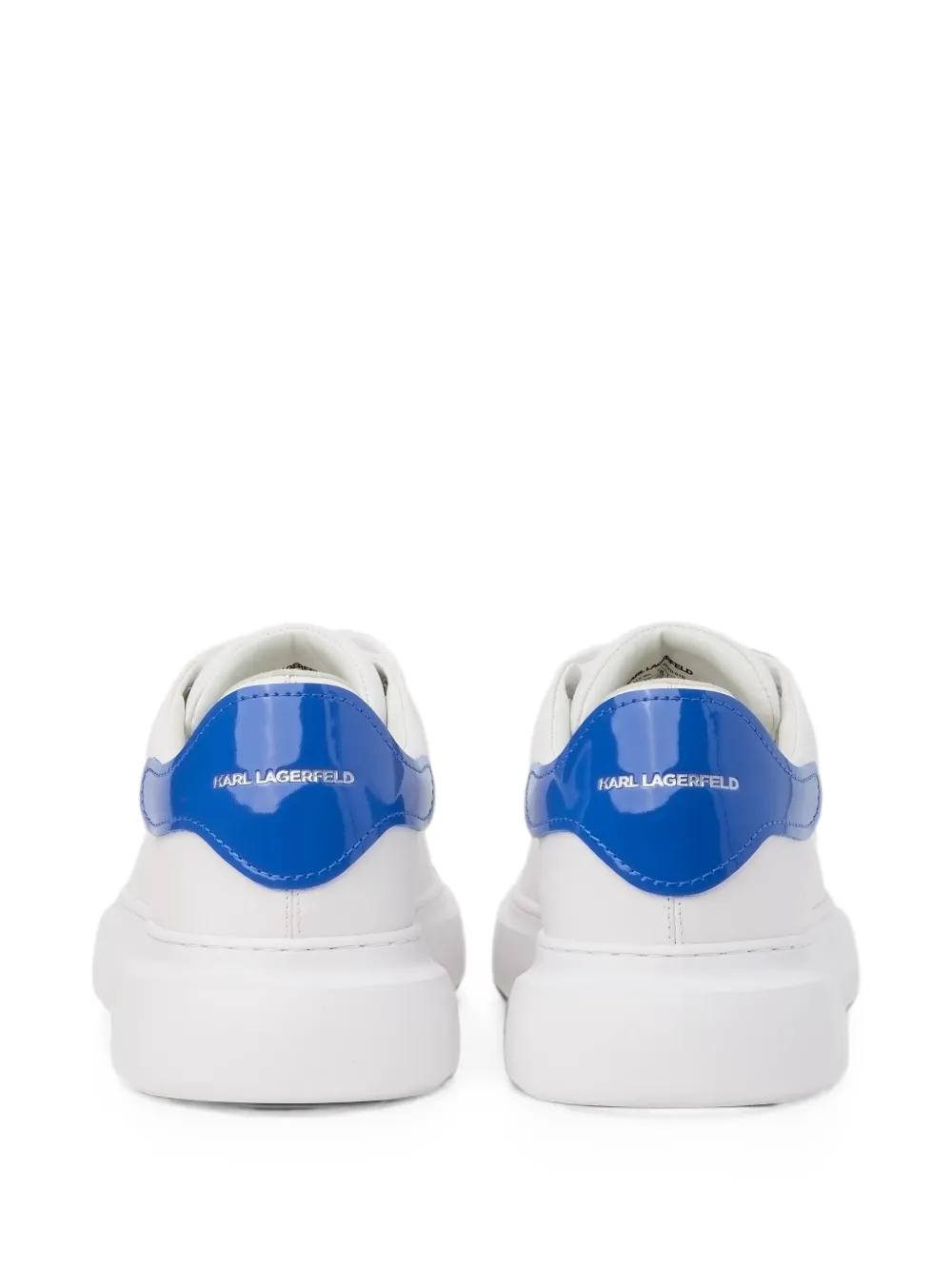 Karl Lagerfeld Kore leather sneakers Wit