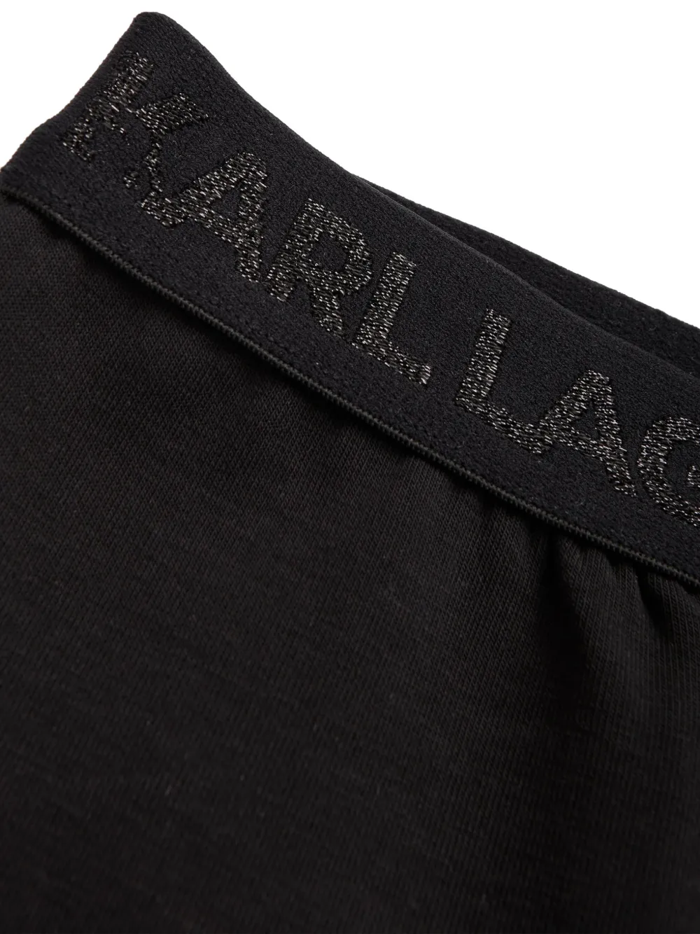 Karl Lagerfeld Kids logo-print track suit Zwart