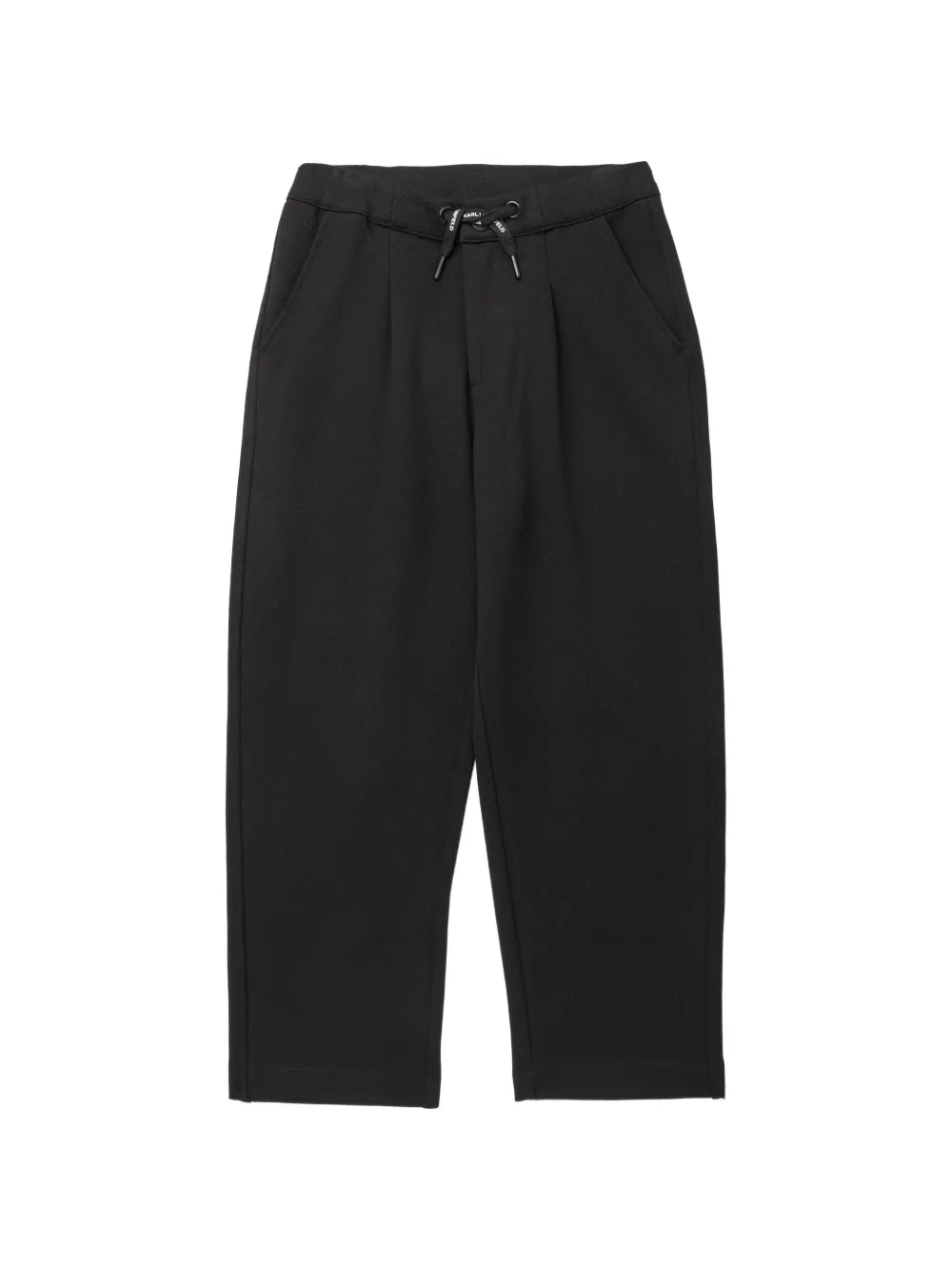 Karl Lagerfeld Kids Pantaloni con coulisse - Nero