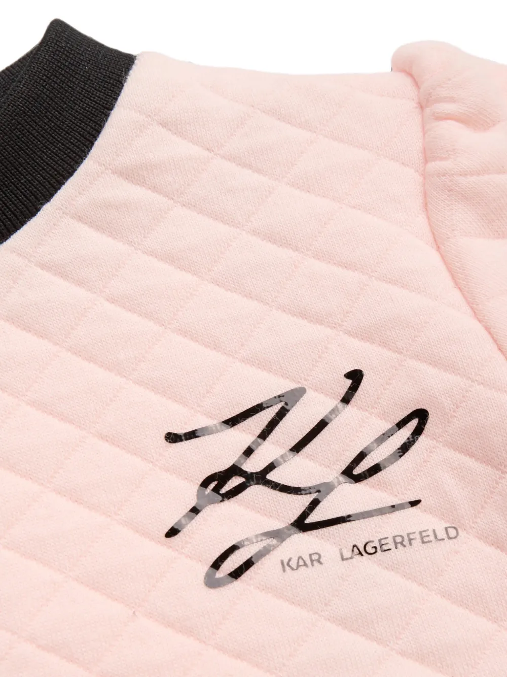 Karl Lagerfeld Kids Gewatteerde tulen rok Roze
