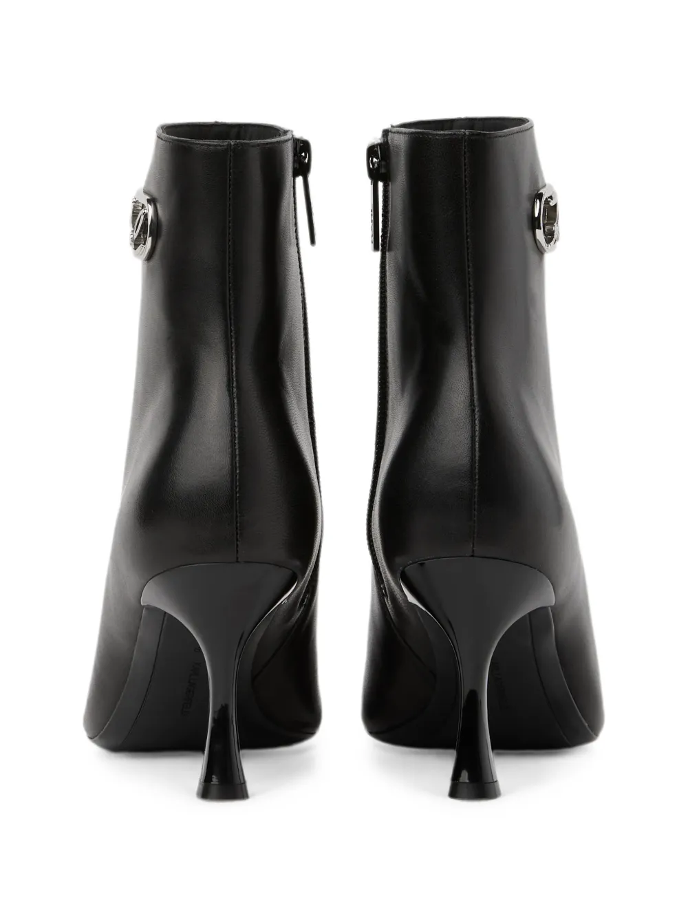 Karl Lagerfeld Sienna Signia curve ankle boots Zwart