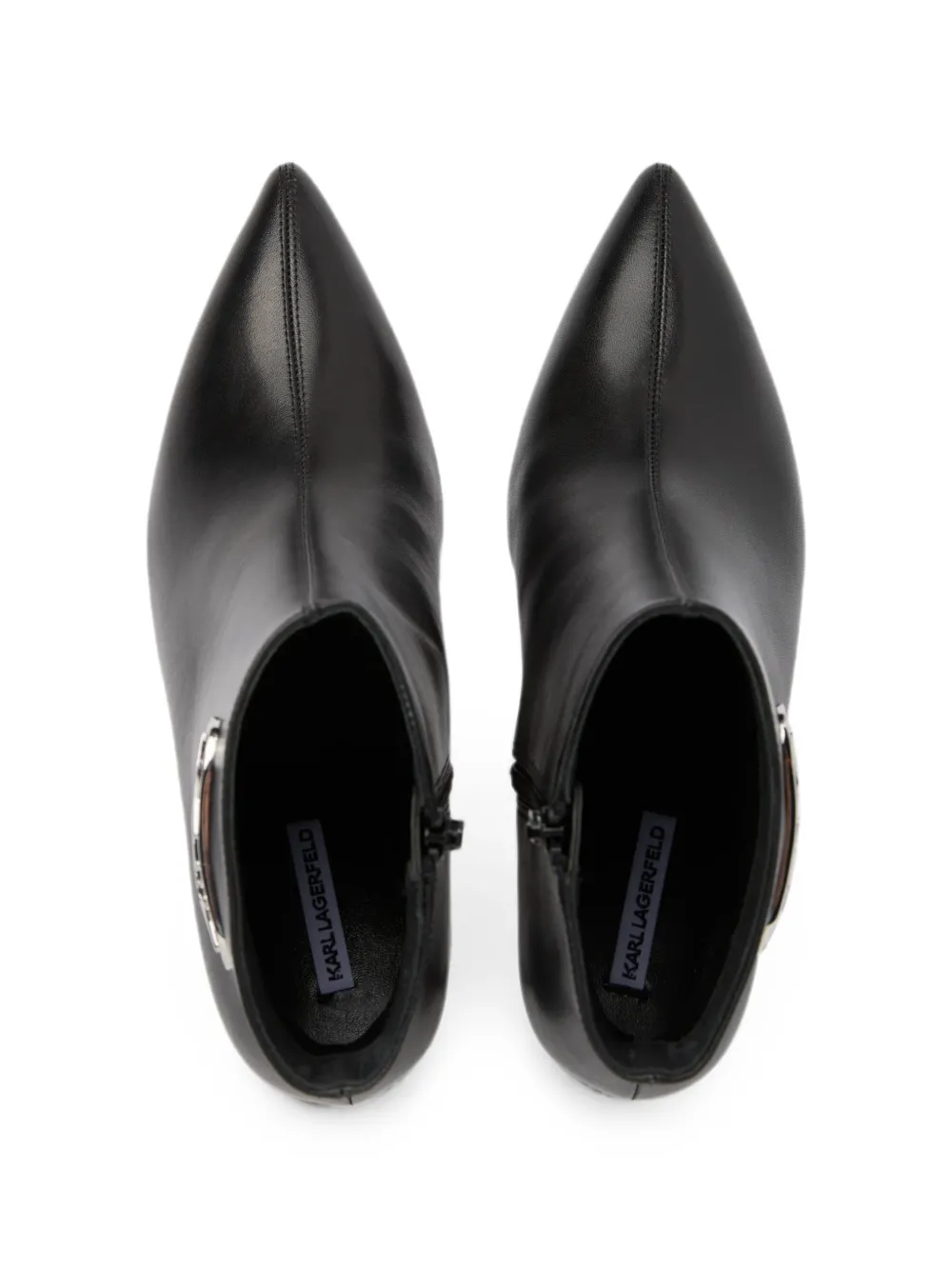 Karl Lagerfeld Sienna Signia curve ankle boots Zwart