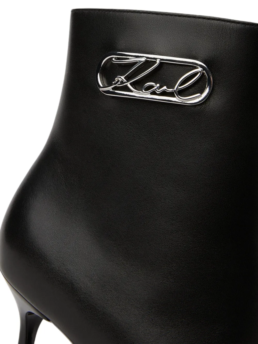 Karl Lagerfeld Sienna Signia curve ankle boots Zwart