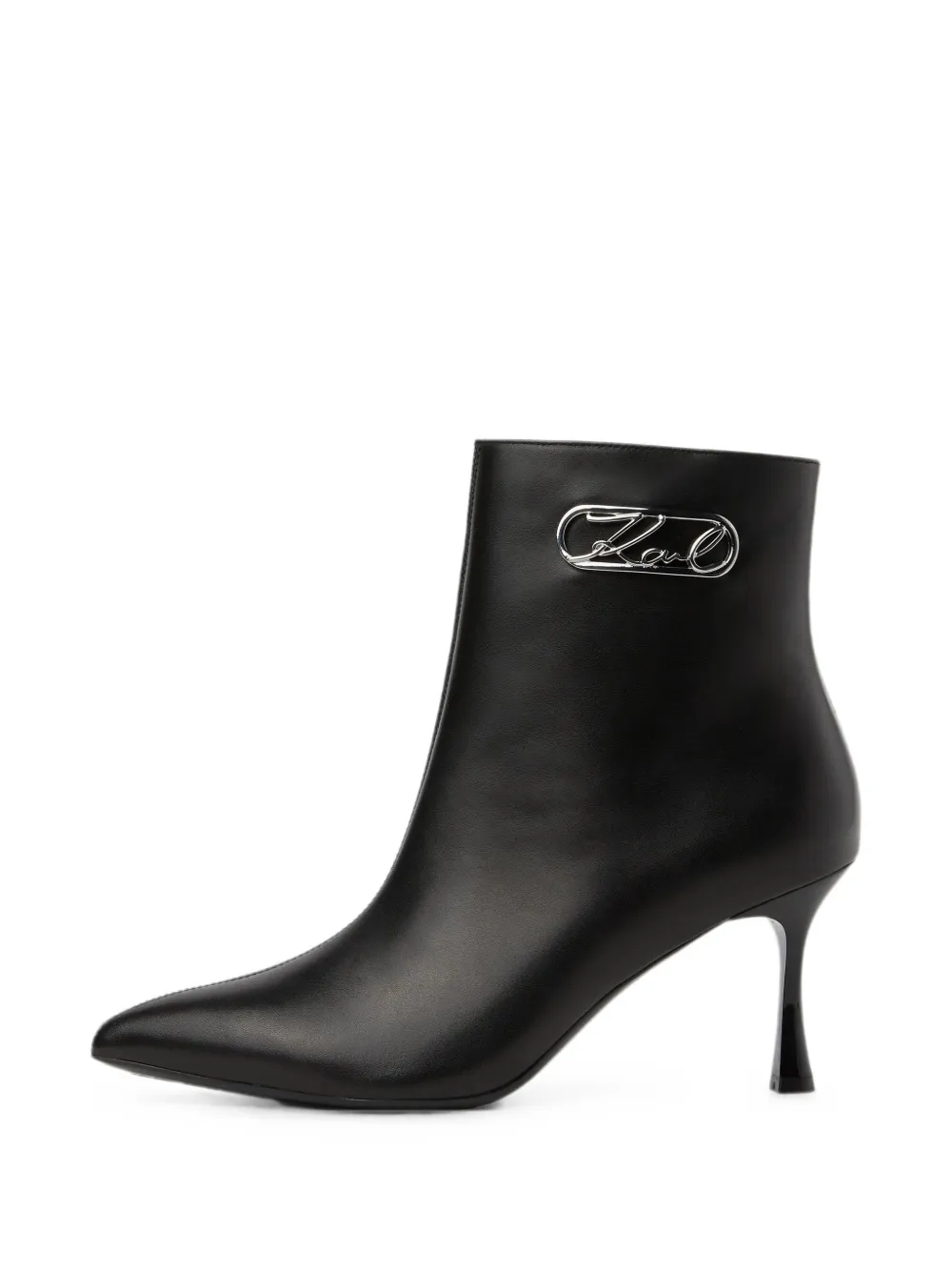 Karl Lagerfeld Sienna Signia curve ankle boots Zwart