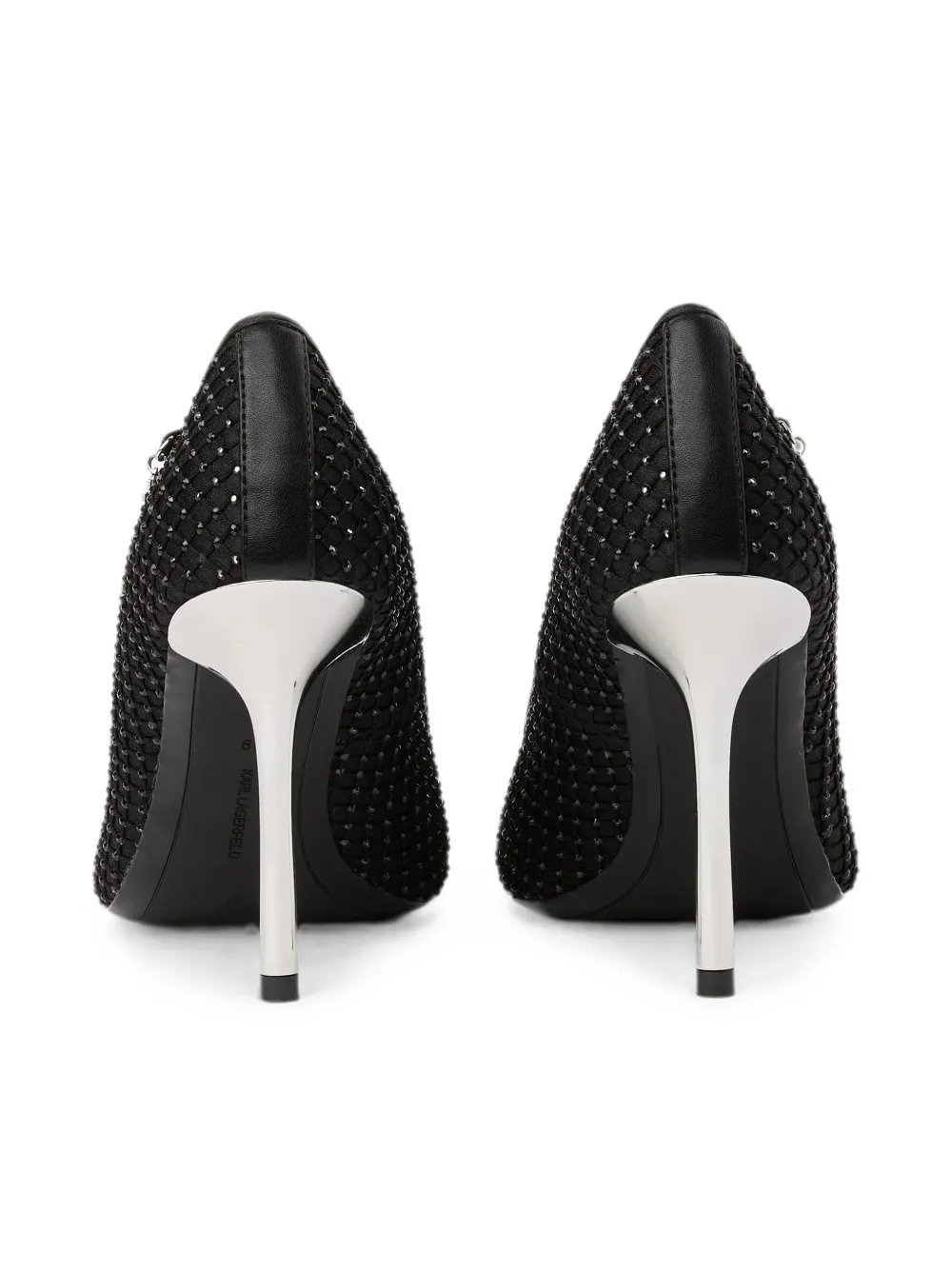 Karl Lagerfeld Sarabande gemstone-embellished pumps Zwart