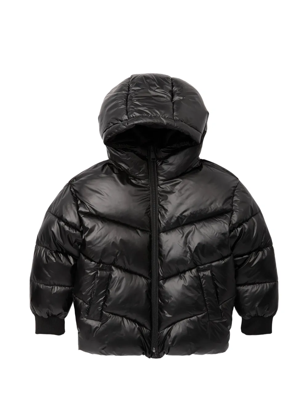 Karl Lagerfeld Kids Piumino con cappuccio - Nero