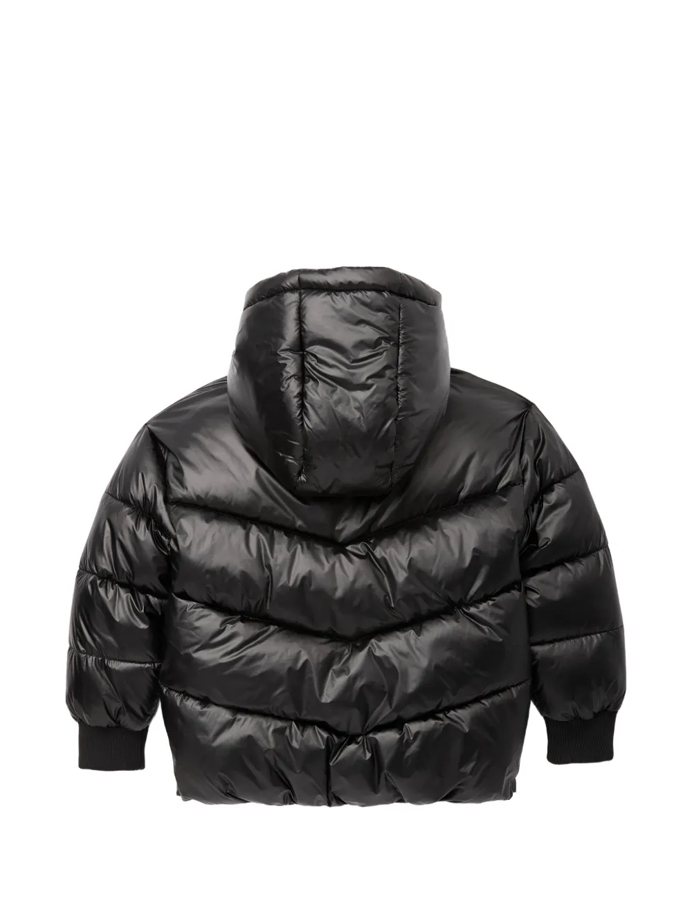 Karl Lagerfeld Kids Gewatteerd jack Zwart