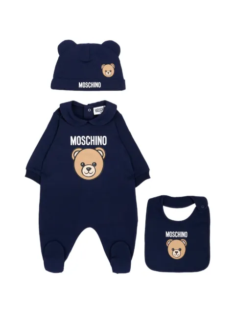 Moschino Kids Teddy Bear Strampler-Set (3er-Set)