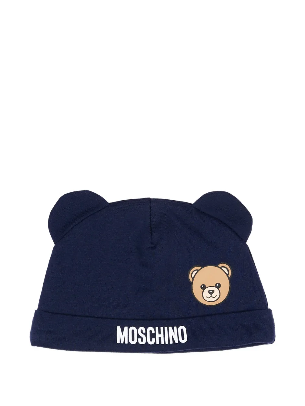Moschino Kids Teddy Bear romperset met logo Blauw