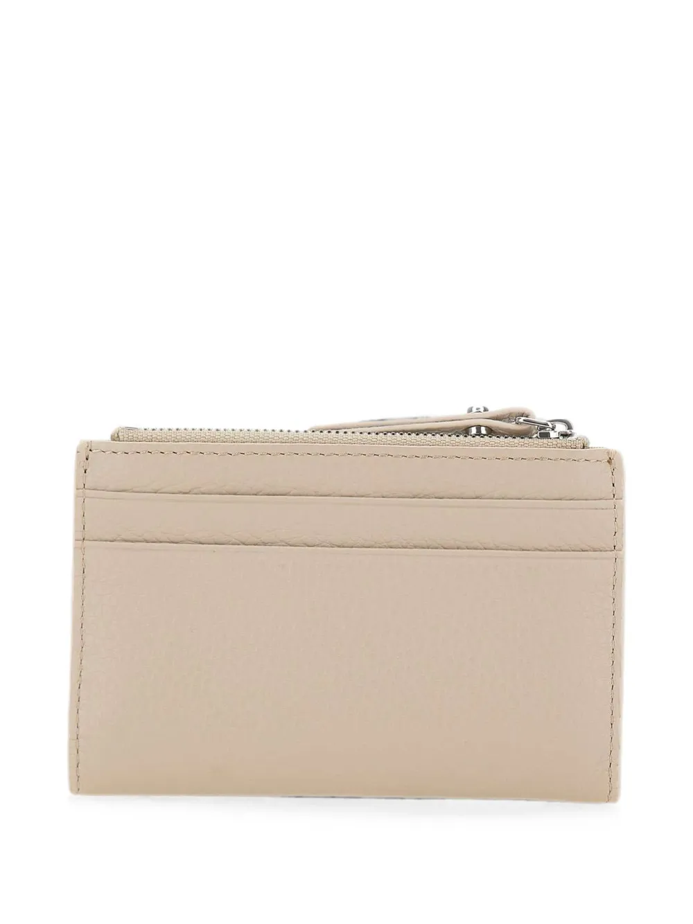 GIANNI CHIARINI Dollaro portemonnee van bewerkt leer Beige
