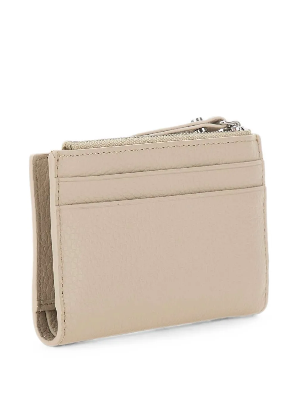 GIANNI CHIARINI Dollaro portemonnee van bewerkt leer Beige