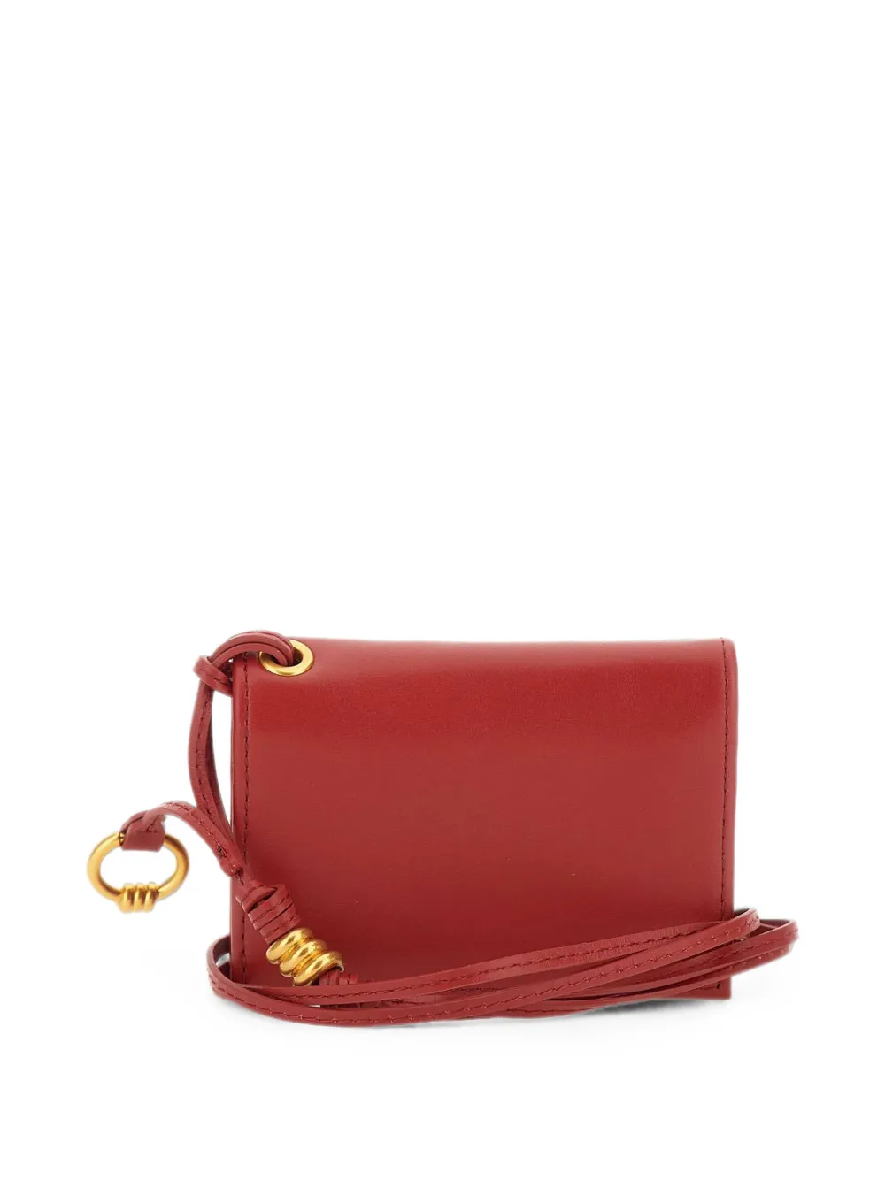 GIANNI CHIARINI Nappa pasjeshouder met geknoopt detail Rood