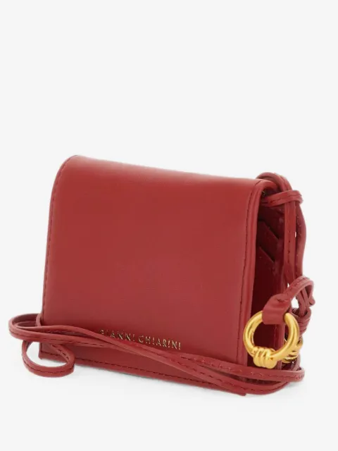 GIANNI CHIARINI Nappa knot card holder