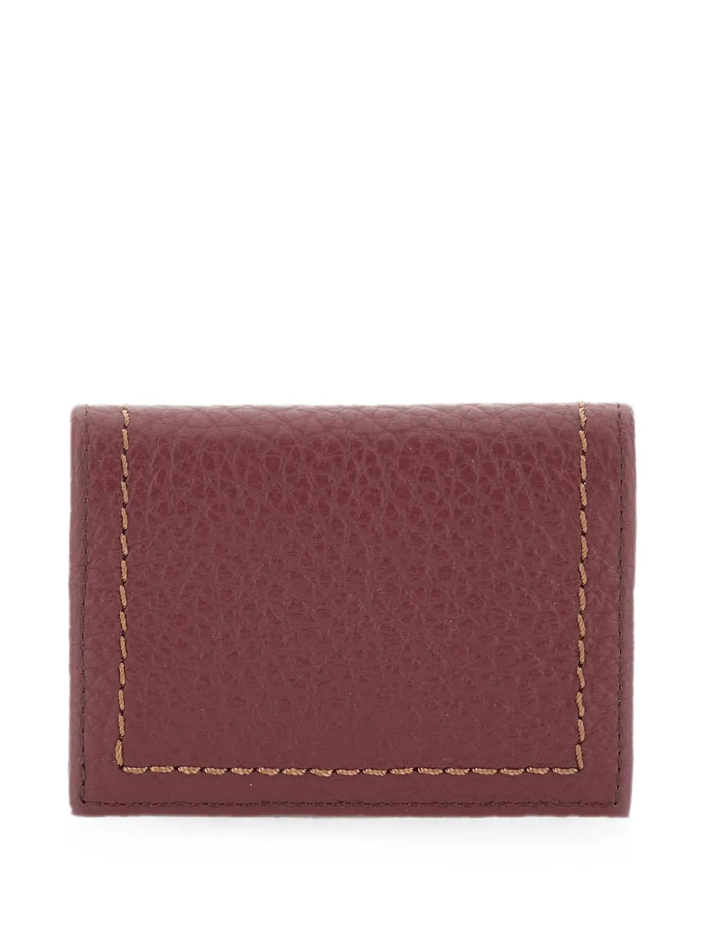 GIANNI CHIARINI Bubble leren pasjeshouder Rood