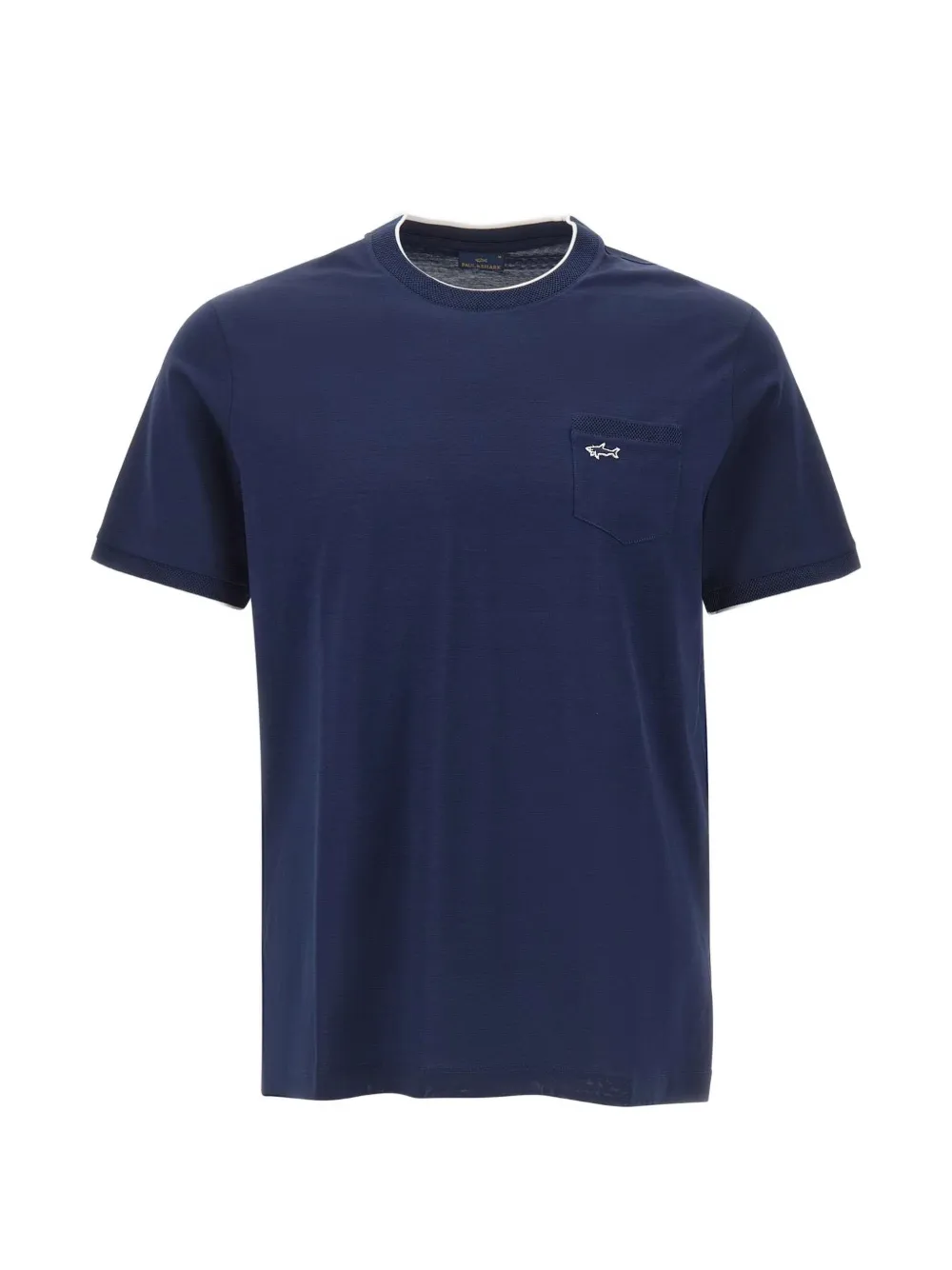 Paul & Shark logo-embroidered pocket T-shirt - Blau