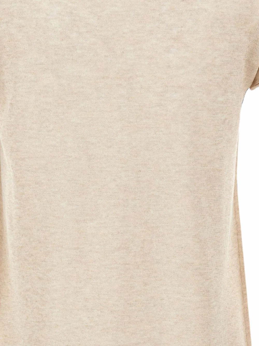 Kangra Verfraaid T-shirt met korte mouwen Beige