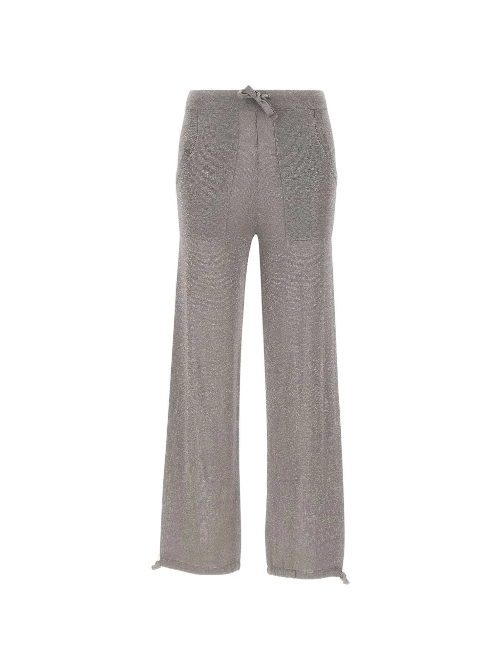 Kangra drawstring-waist knitted track pants - Grigio