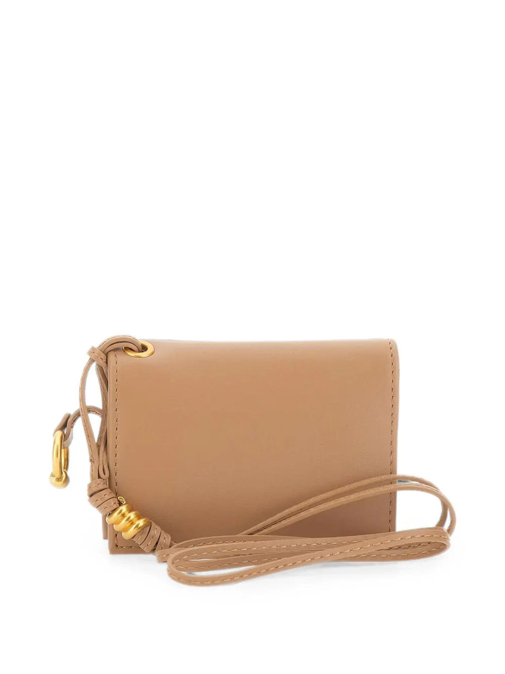 GIANNI CHIARINI Portemonnee met geknoopt detail Beige
