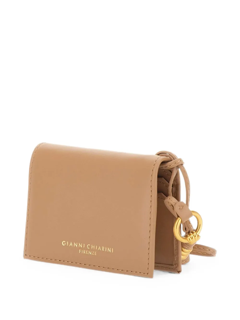 GIANNI CHIARINI Portemonnee met geknoopt detail Beige