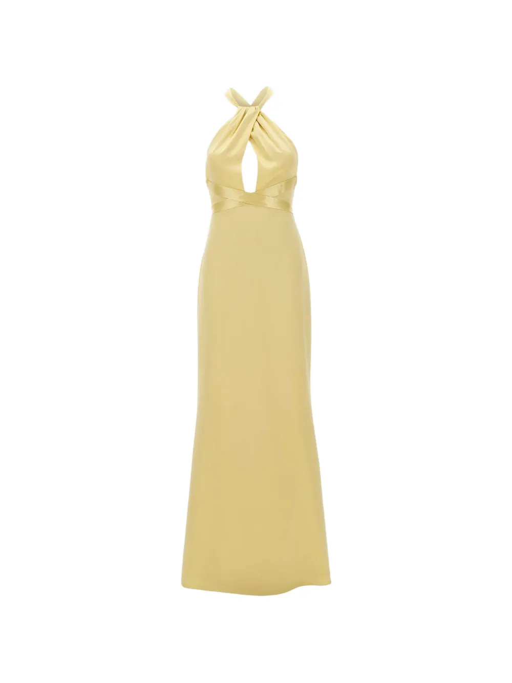 Retrofete Magnolia open-back dress - Gelb