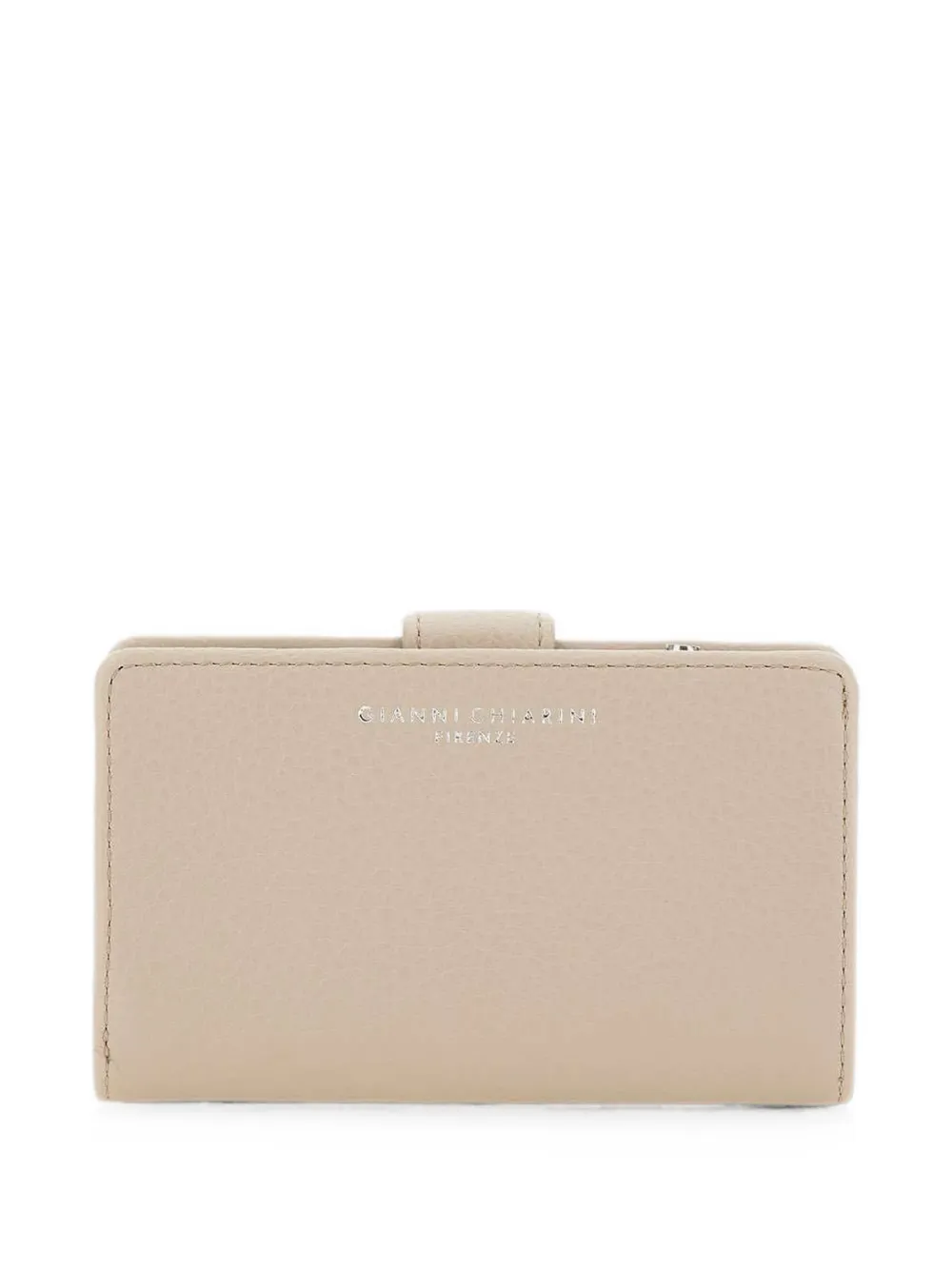 GIANNI CHIARINI Dollaro pebbled leather wallet - Toni neutri