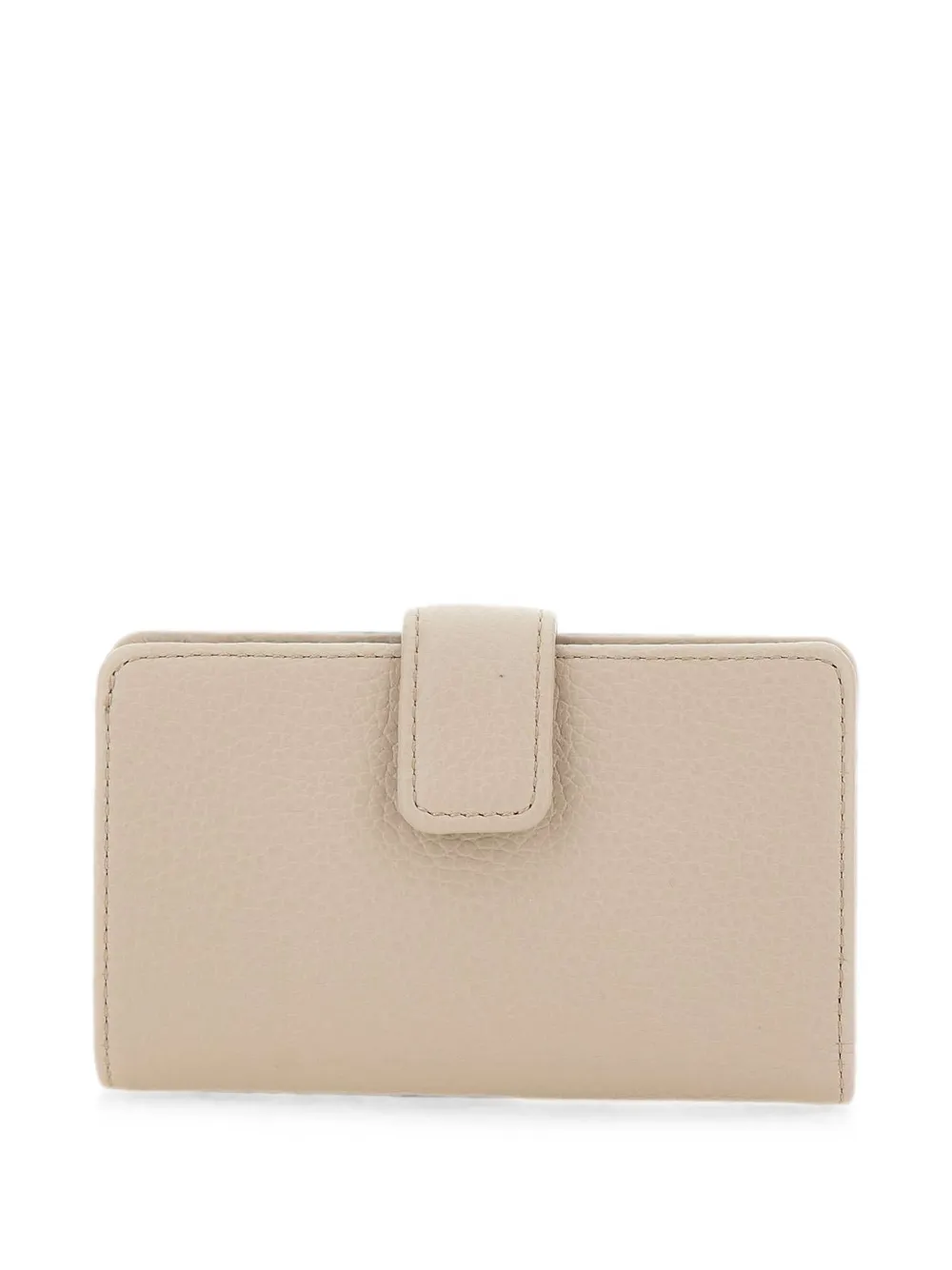 GIANNI CHIARINI Dollaro portemonnee van bewerkt leer Beige