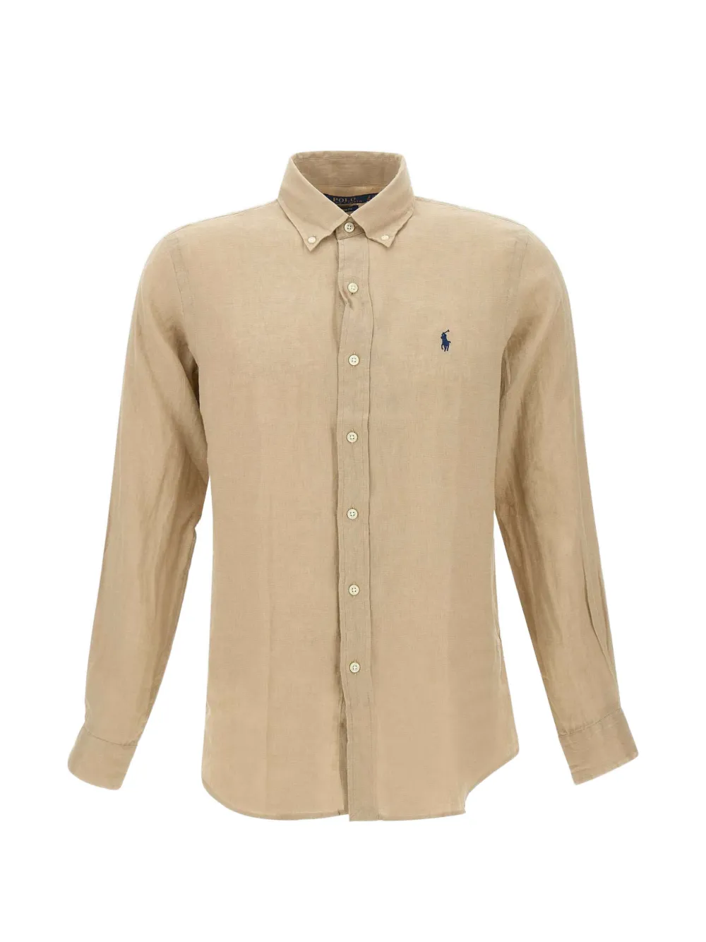 Polo Ralph Lauren embroidered-logo button-down shirt - Nude