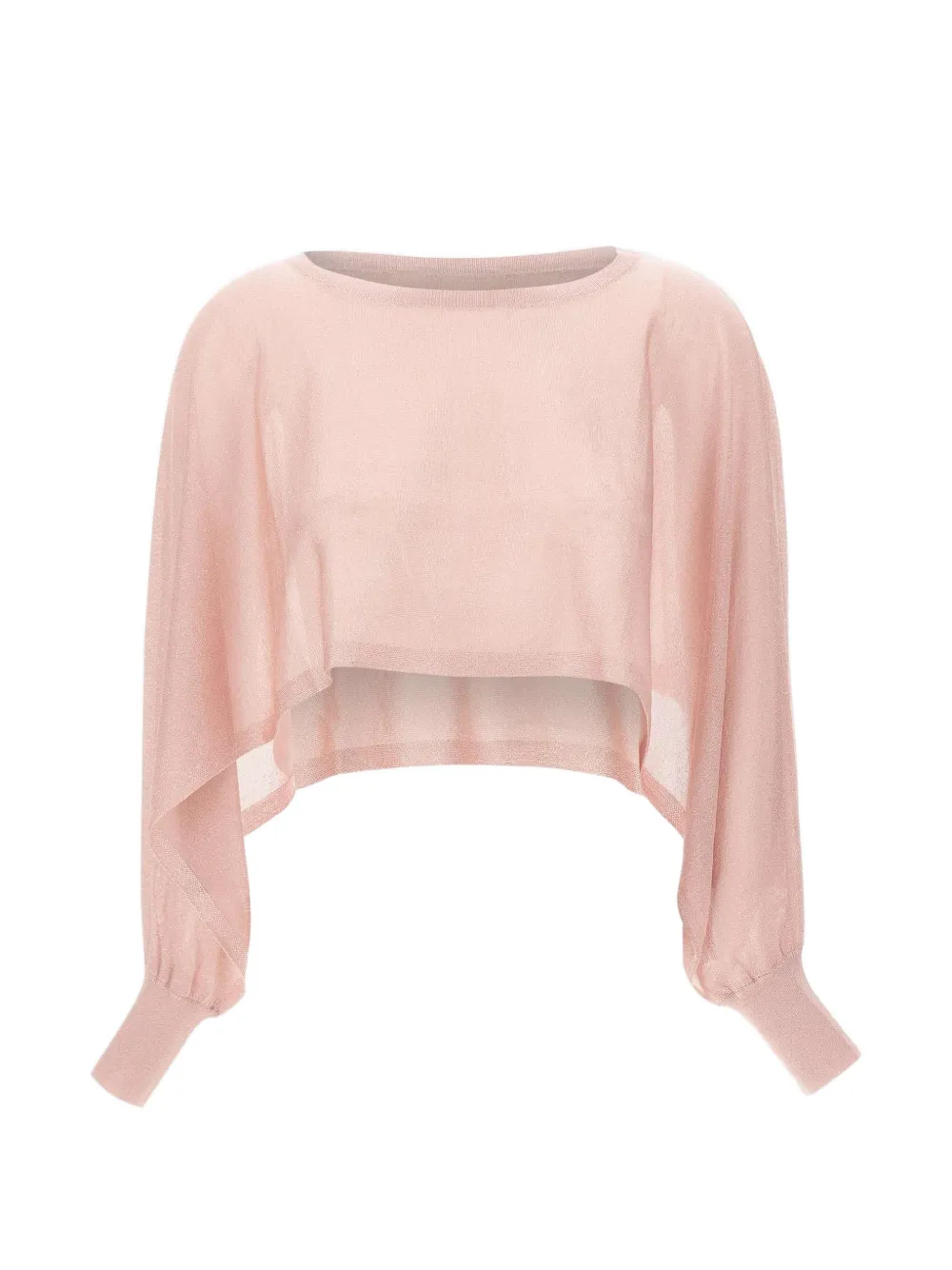 Kangra batwing-sleeve cropped sweater - Rosa