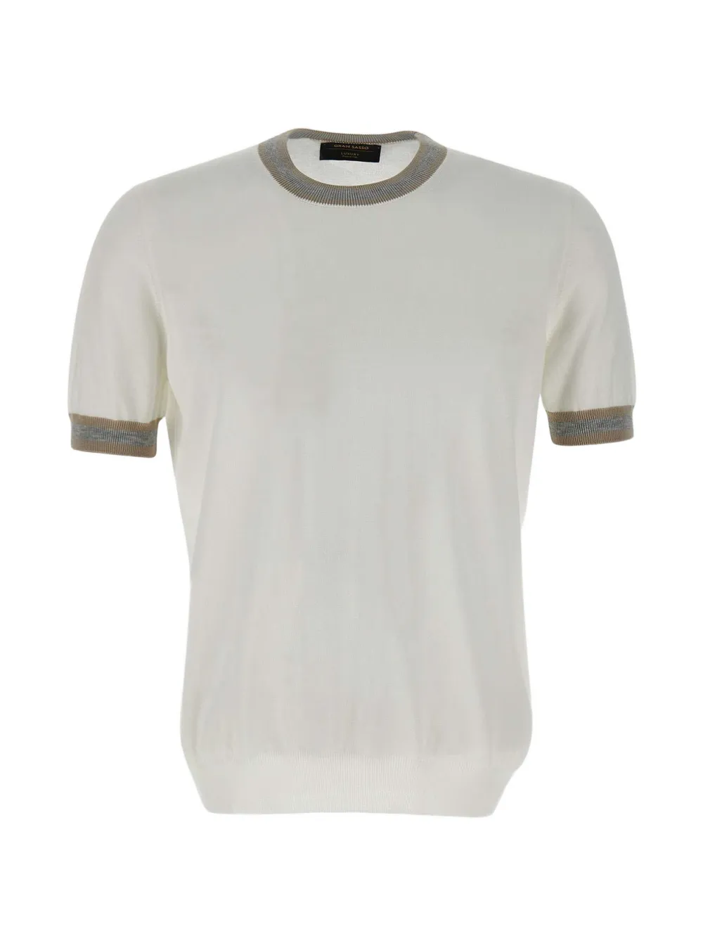 Gran Sasso short-sleeve crew-neck T-shirt - Bianco