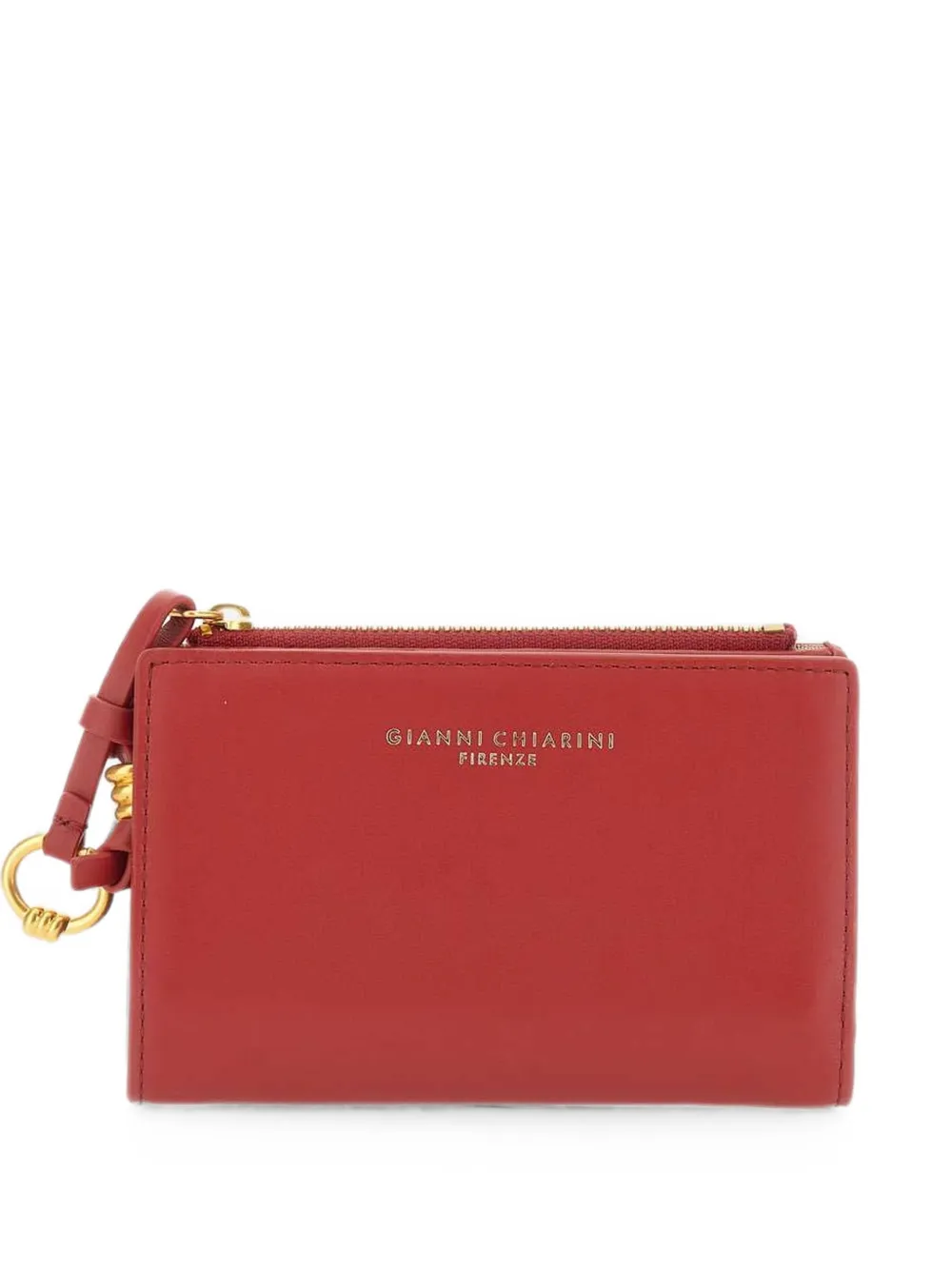 GIANNI CHIARINI leather bi-fold wallet - Rosso