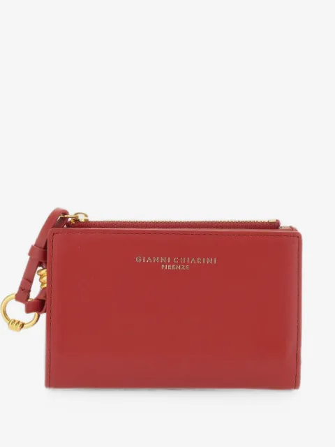 GIANNI CHIARINI portefeuille en cuir à design pliant