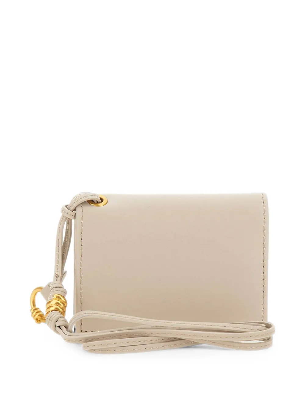 GIANNI CHIARINI Portemonnee met geknoopt detail Beige