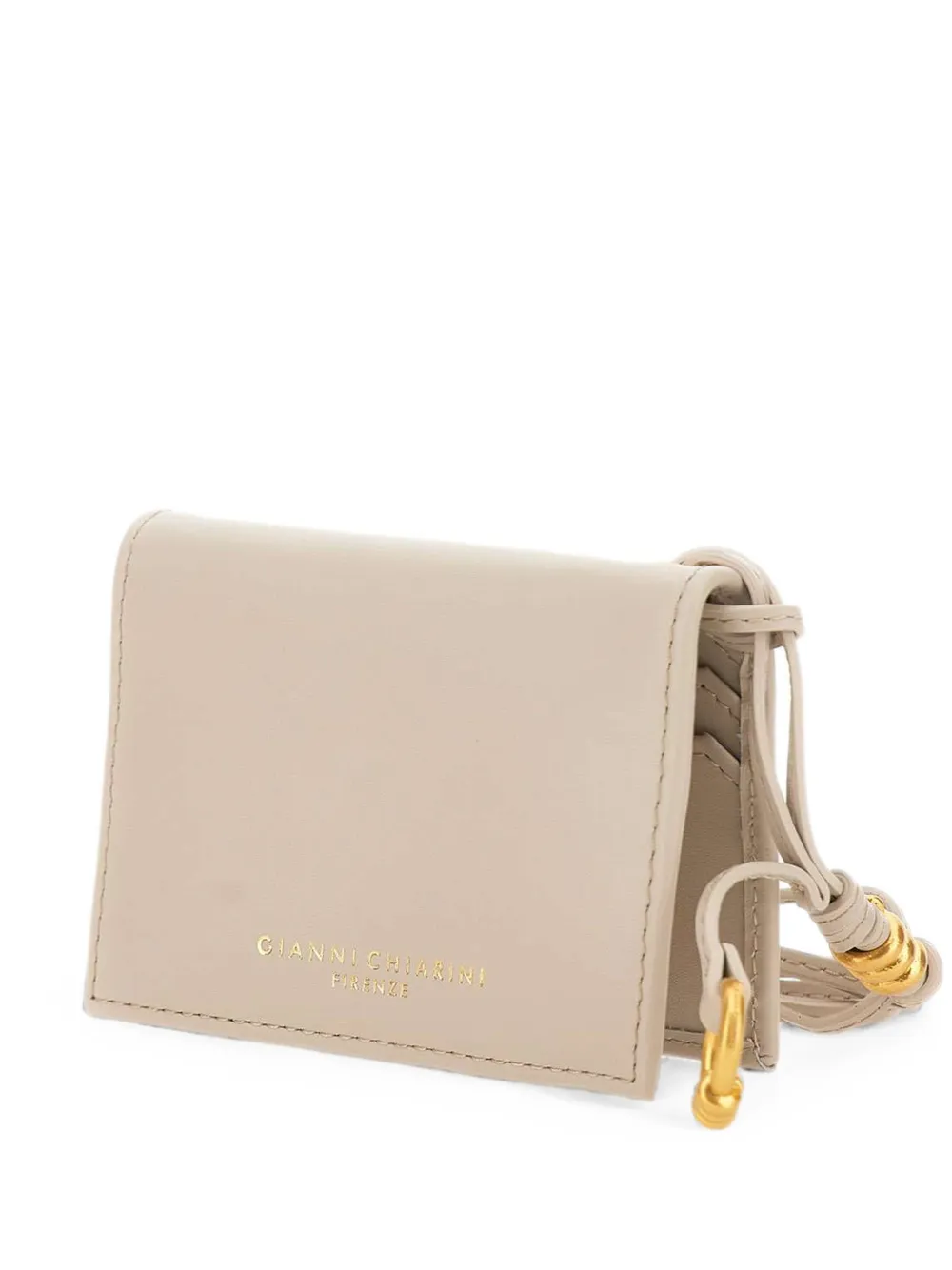 GIANNI CHIARINI knot-detail wallet - Toni neutri