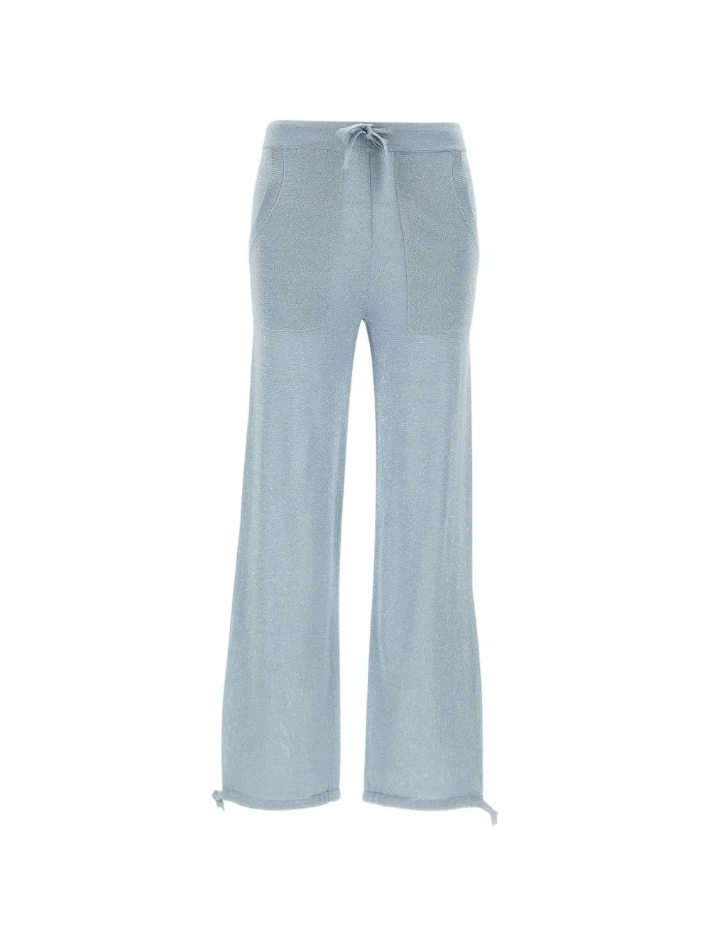 Kangra drawstring-waist knitted trousers - Blu