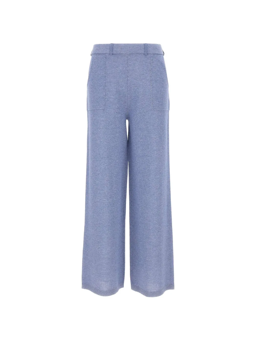 Kangra ribbed-knit palazzo pants - Blu