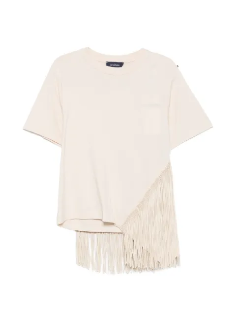 Sportmax fringe-detail T-shirt