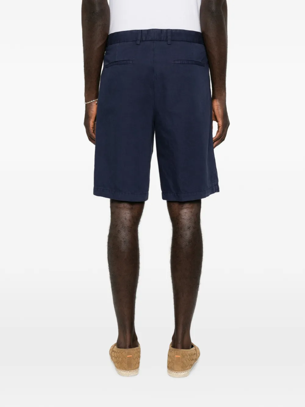 Zegna Straight shorts Blauw
