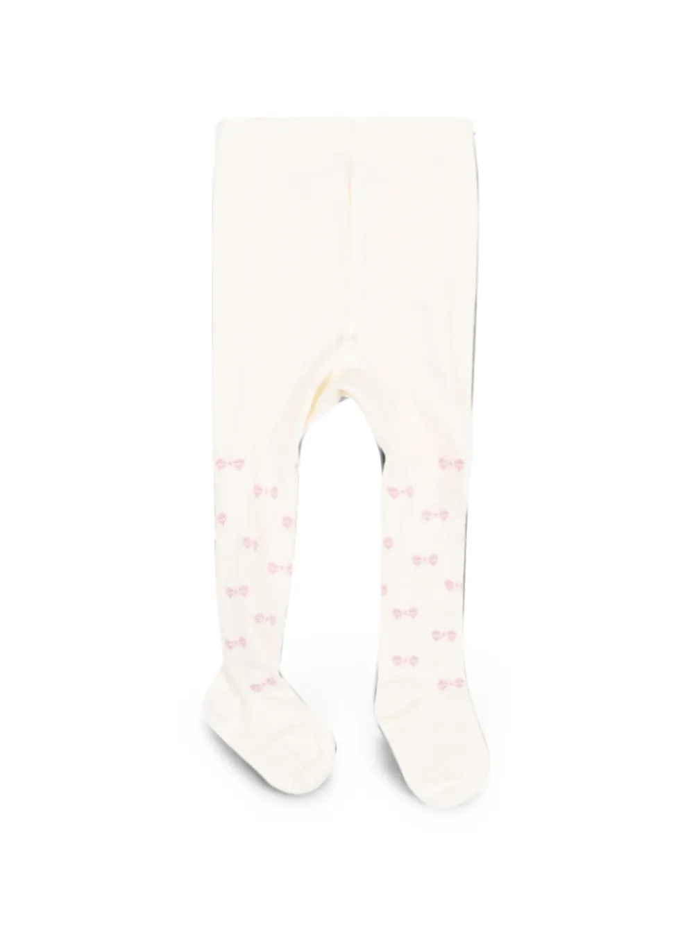 Monnalisa bow-pattern tights - Bianco