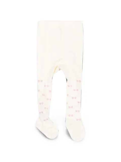 Monnalisa collants à motif de nœud