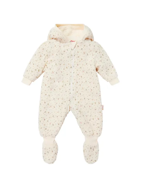 TIFFANY KIDS floral-print hooded pramsuit