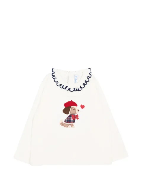 Mayoral dog-motif T-shirt