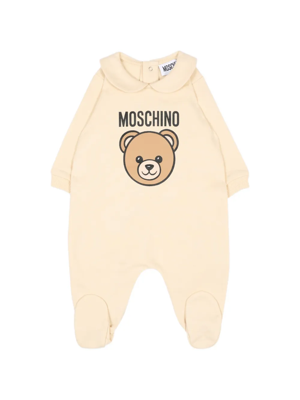 Moschino Kids Teddy Bear romperset met logo Beige