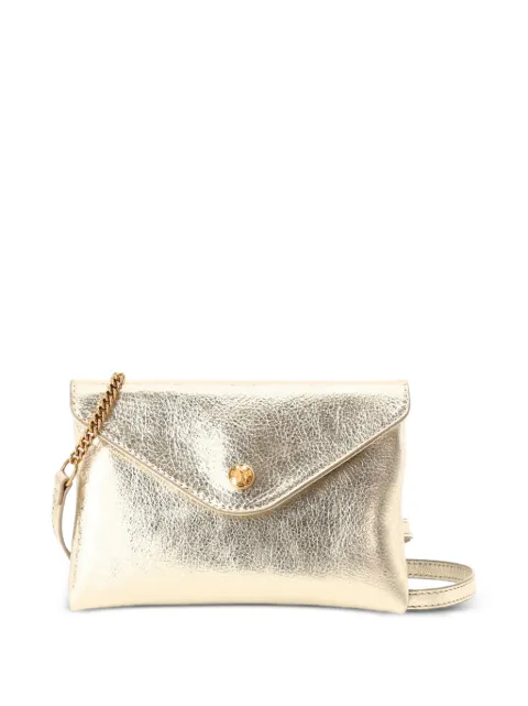 Versace Kids laminated leather shoulder bag
