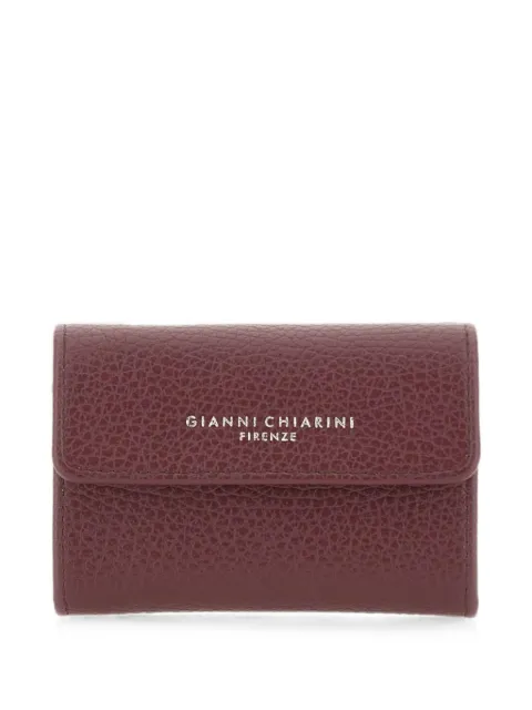 GIANNI CHIARINI Dollaro hammered leather wallet