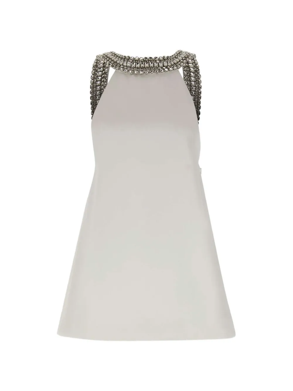 Retrofete Kenai crystal-embellished mini dress - Bianco