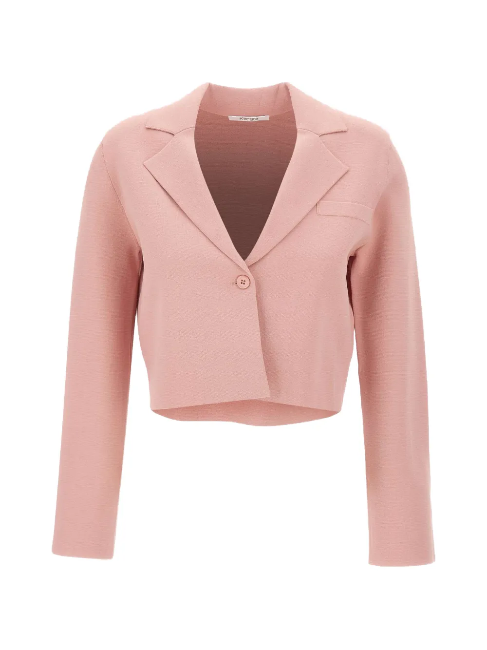 Kangra Cashmere Spencer Stitch-effect Jacket In Pink